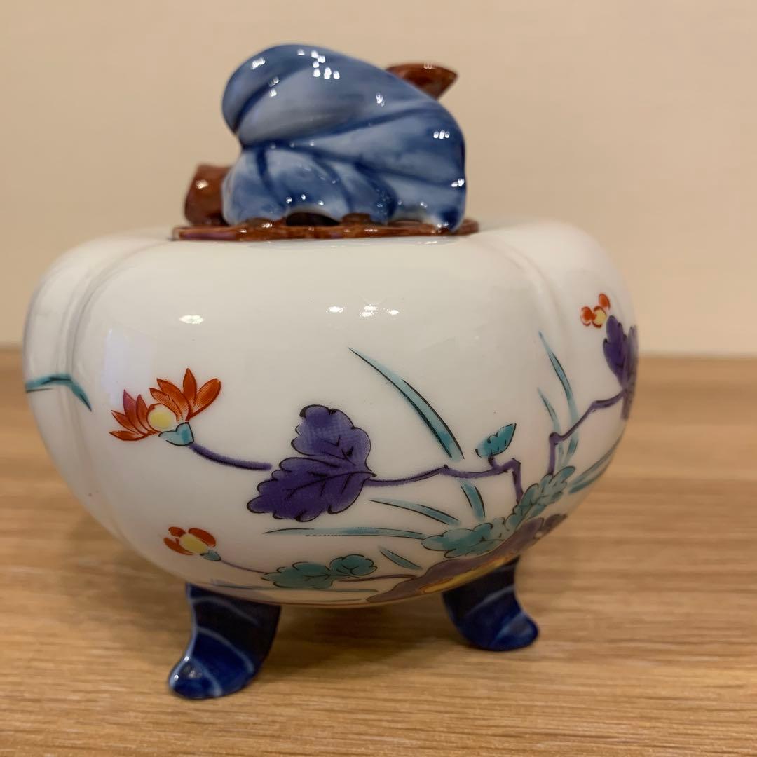 柿右衛門　三足香炉 1客 人間国宝 131