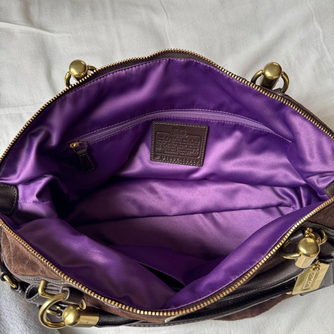 バッグ coach madison sophia leather bag