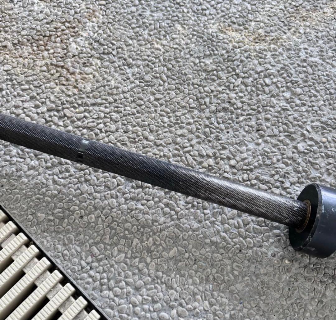 送料込 20kg 高級 オリンピック バーベル 220cmブラックオキサイド