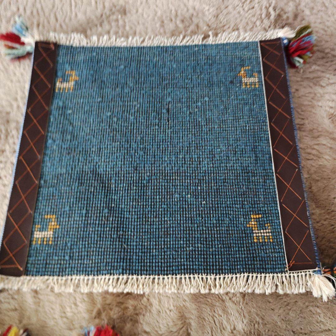 ギャッベ 座布団 チェアマット 6枚セット