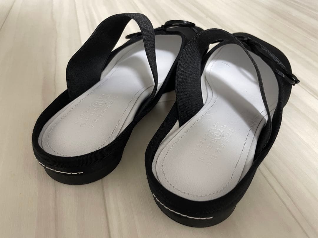 MM6 Maison Margiela ブラックバレエシューズ