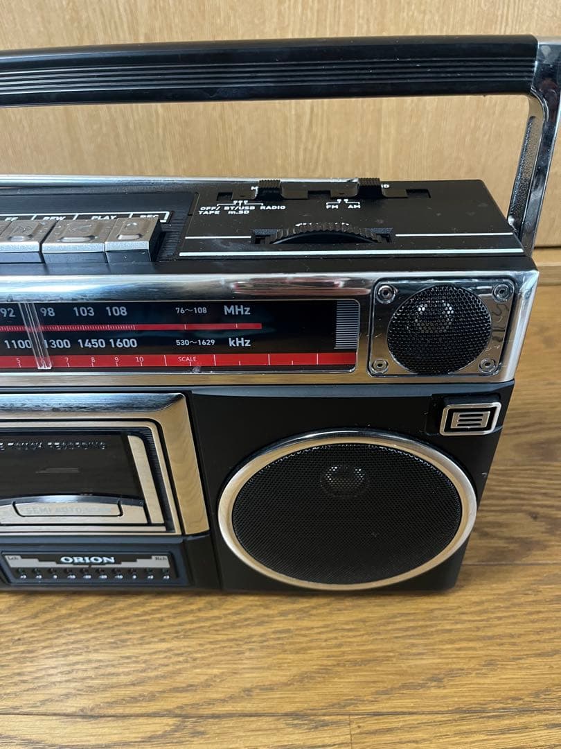 【レア】Orion scr-b5 レトロ　ラジカセ ラジオ インテリア