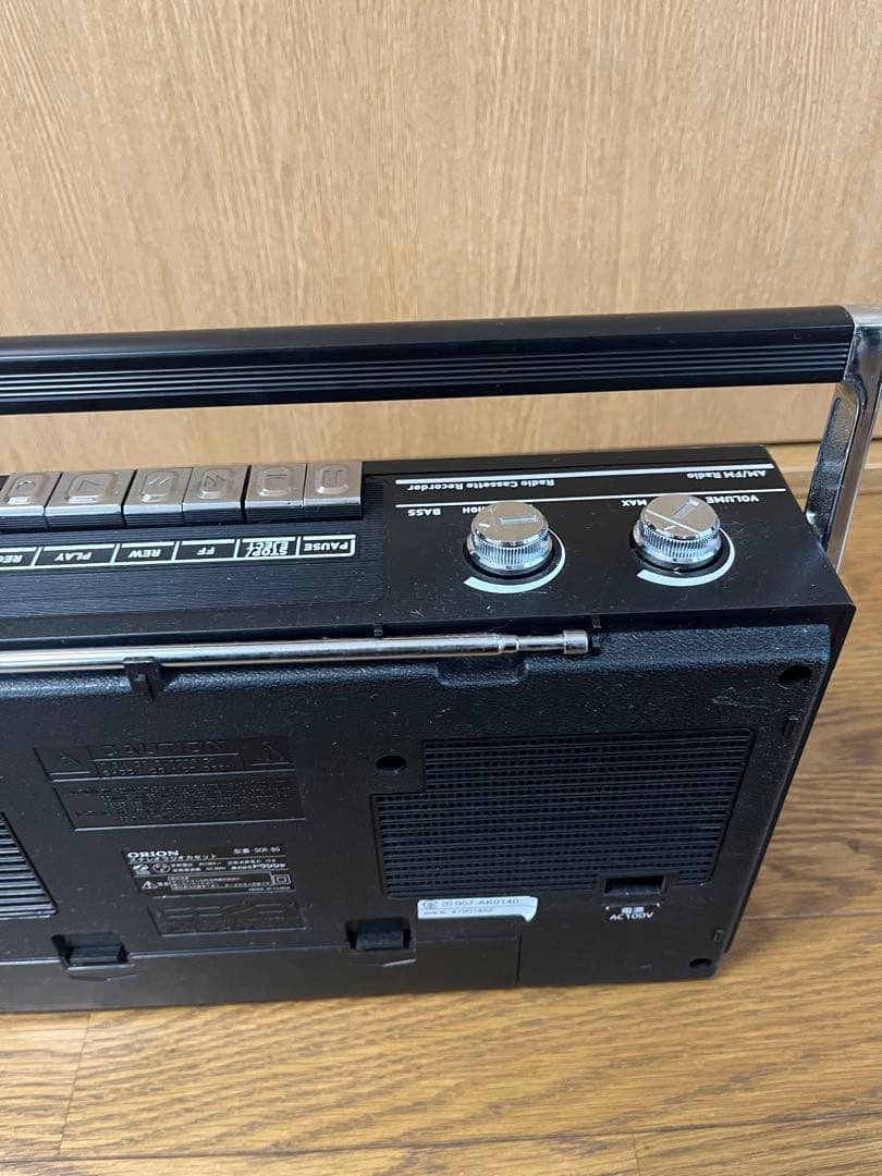 【レア】Orion scr-b5 レトロ　ラジカセ ラジオ インテリア