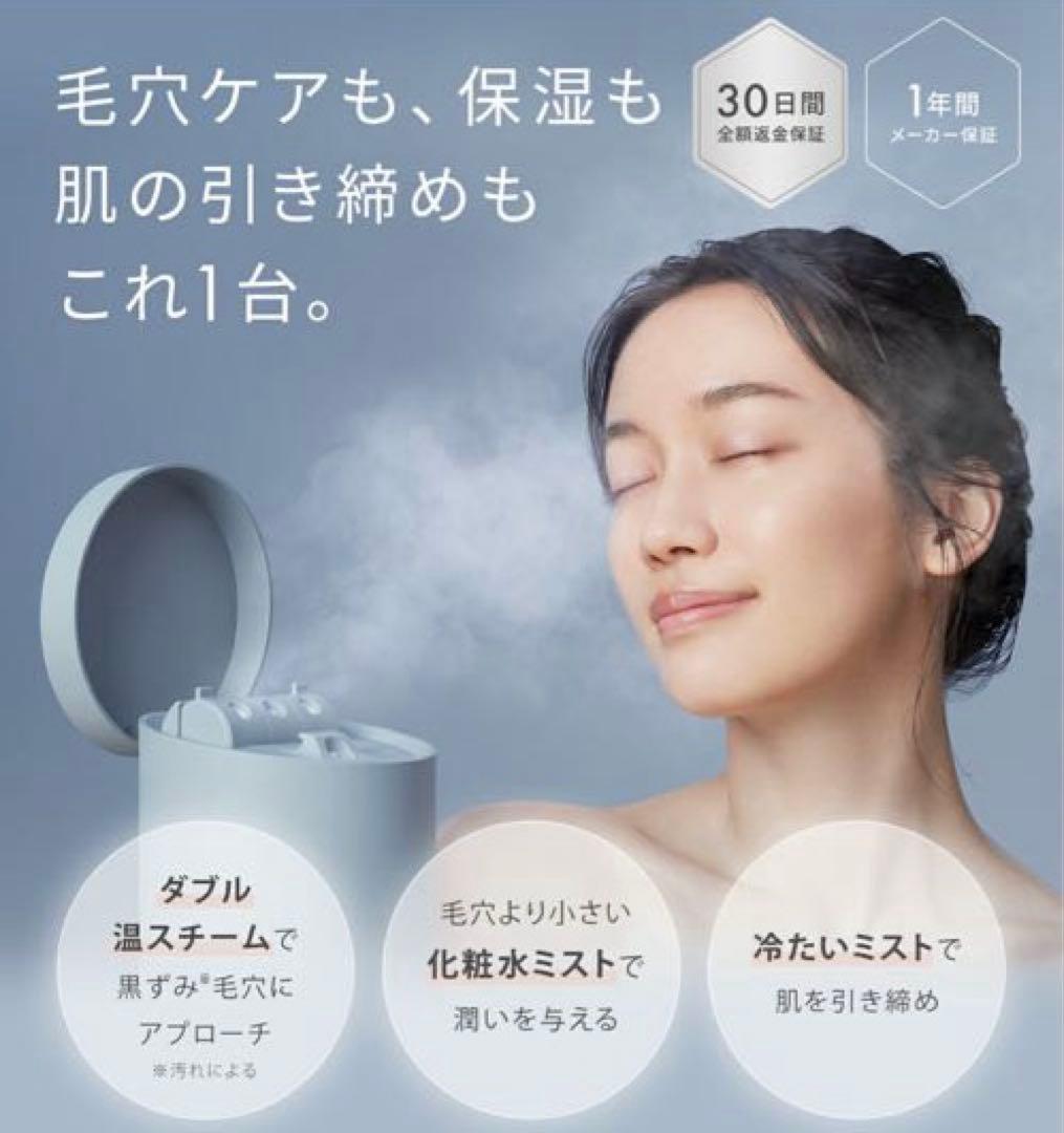 【新品】SALONIAピュアブライトスチーマー　サロニア 温冷 化粧水ミスト