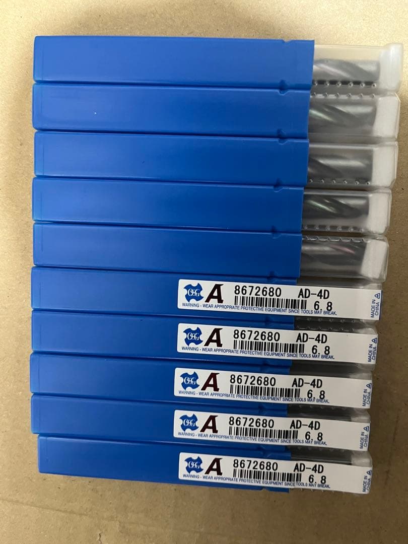 osg A-超硬ドリル6.8mm 10本セット未使用