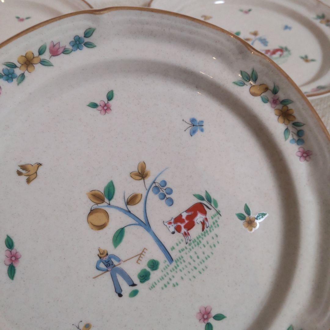 HEARTLAND 皿 4枚 カントリー調