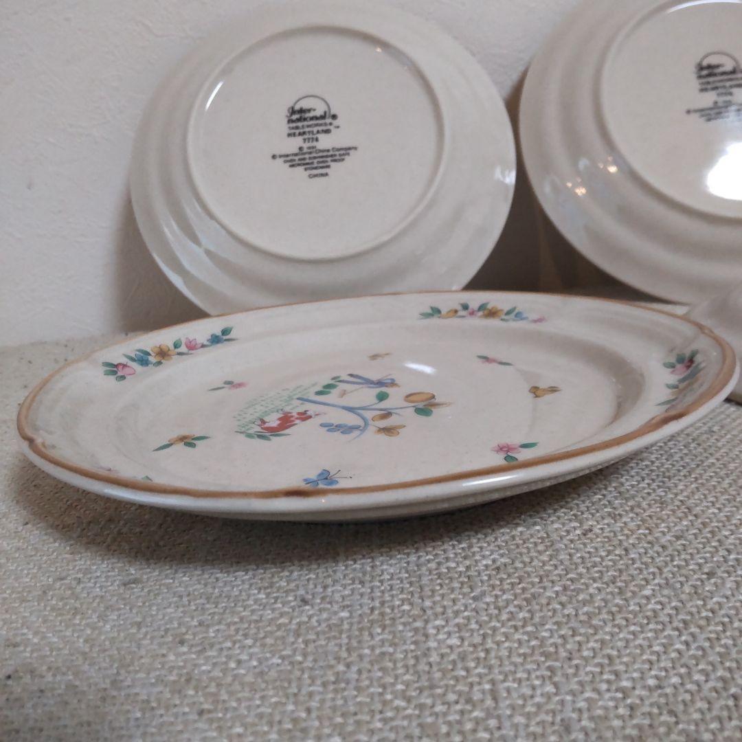 HEARTLAND 皿 4枚 カントリー調