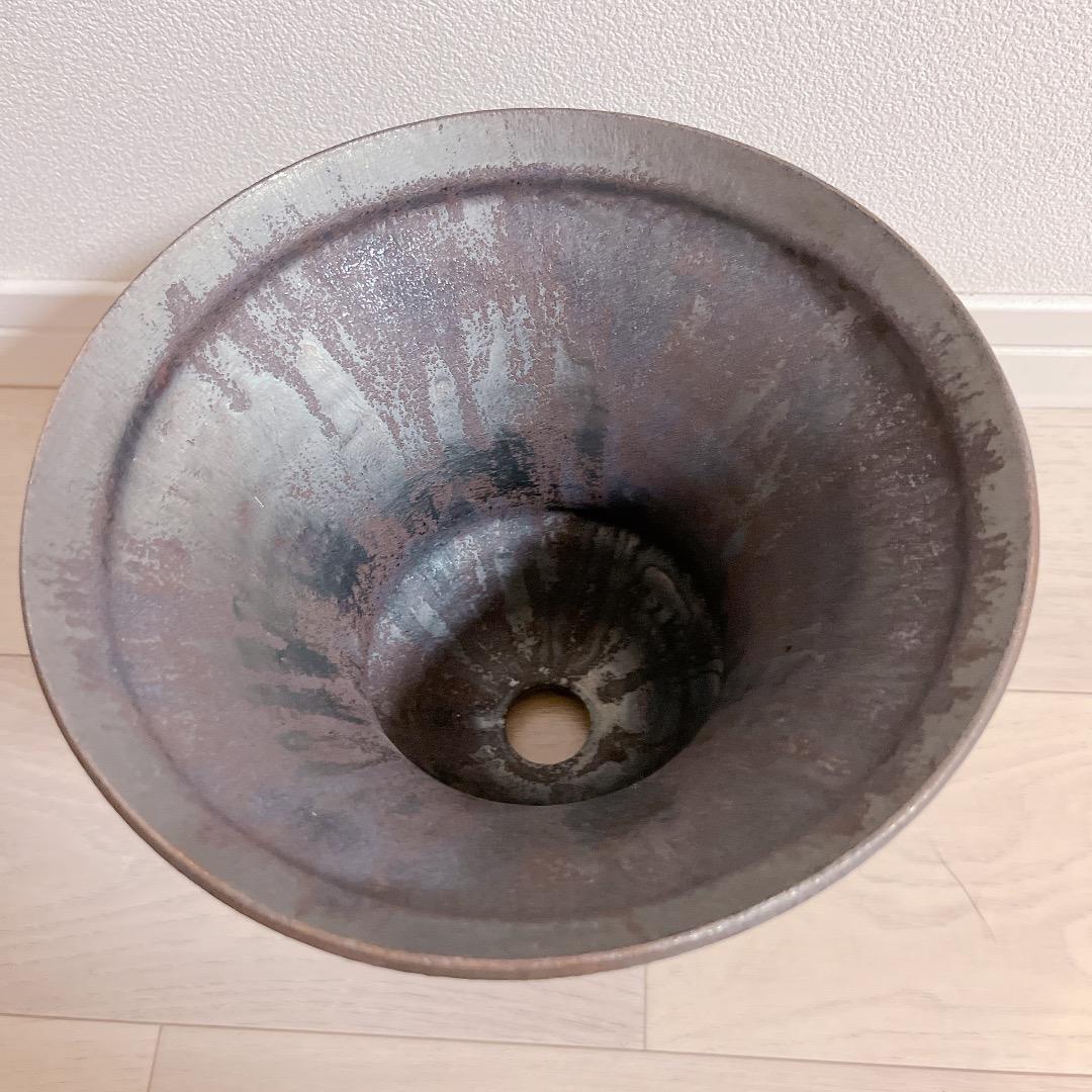 カタチ製作所　Mederu pot ドリッパー XL エイジングブラック