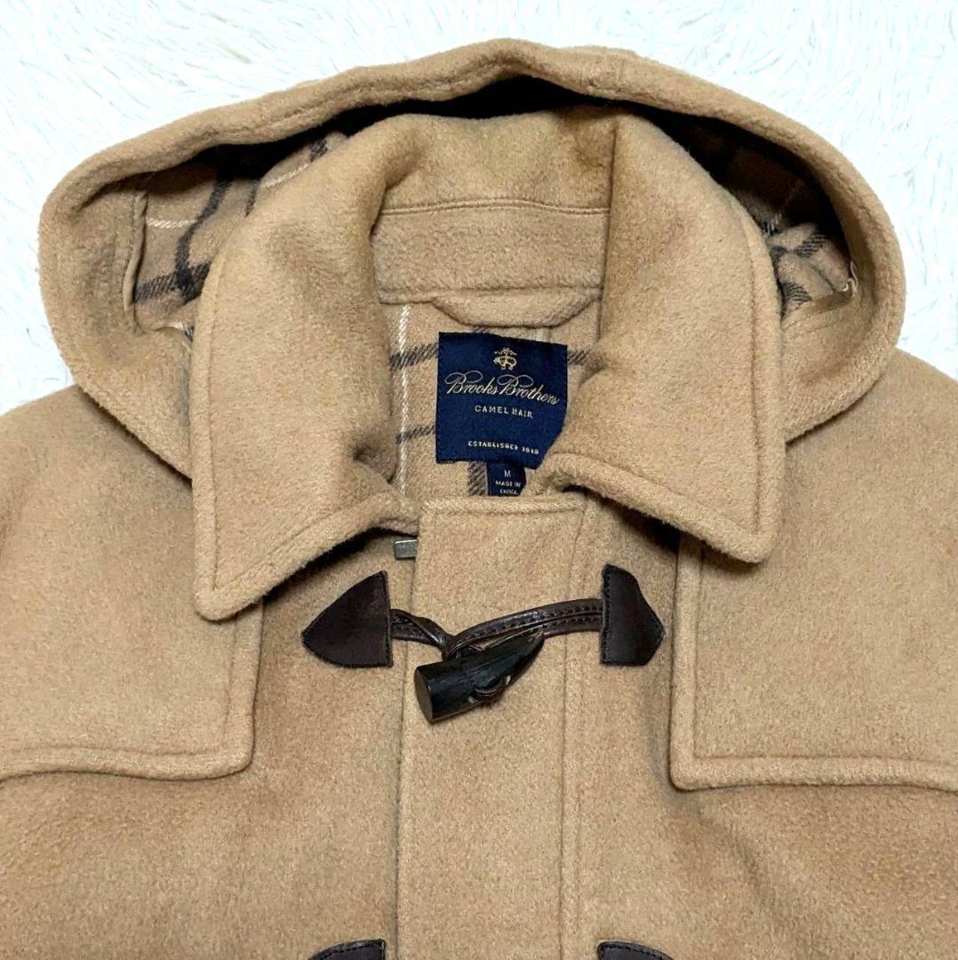 ✨キャメル100％✨ ブルックスブラザーズ 2WAY ダッフルコート M
