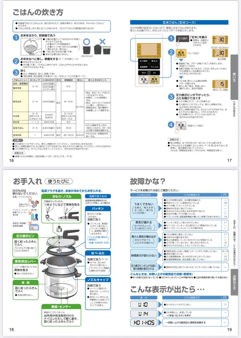 未使用ピンクPanasonic 電気圧力鍋 SR-P37