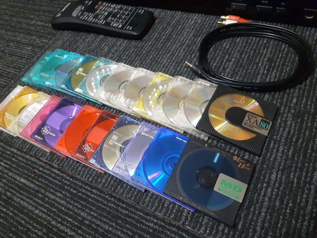 録音再生OK！TASCAM MD-301MK2 業務用MDデッキ おまけ多数あり