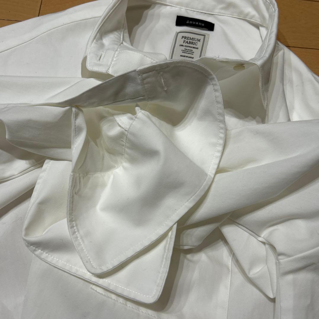 anuans アニュアンス♡ホワイト スタンダードシャツ