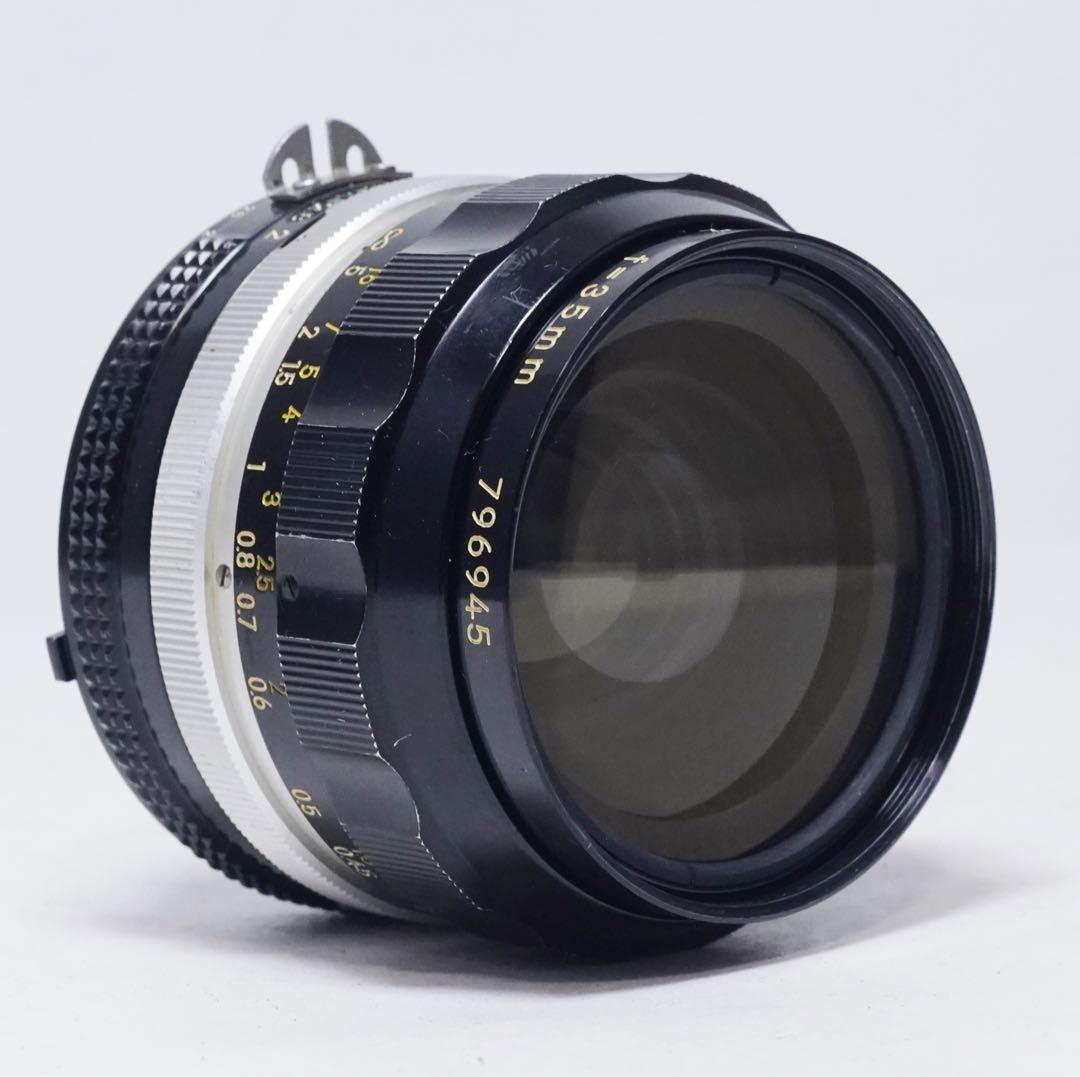 美品 Nikon NIKKOR O Auto 35mm f2 純正ai改造済み