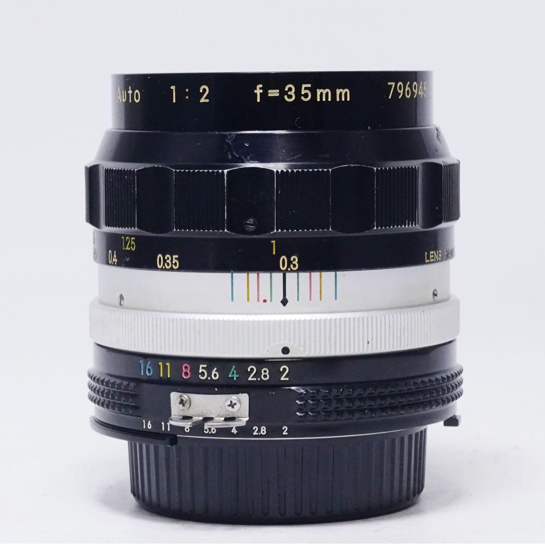 美品 Nikon NIKKOR O Auto 35mm f2 純正ai改造済み