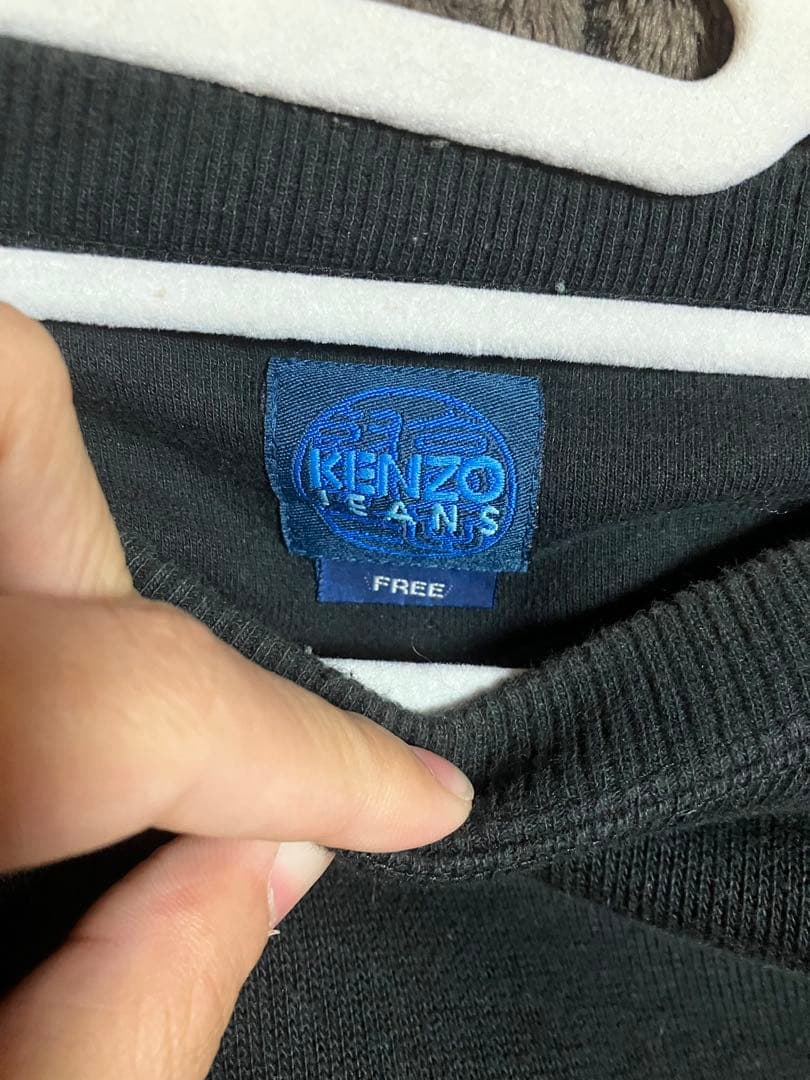 KENZO JEANS ケンゾー　盆栽刺繍 スウェット FREE 90s