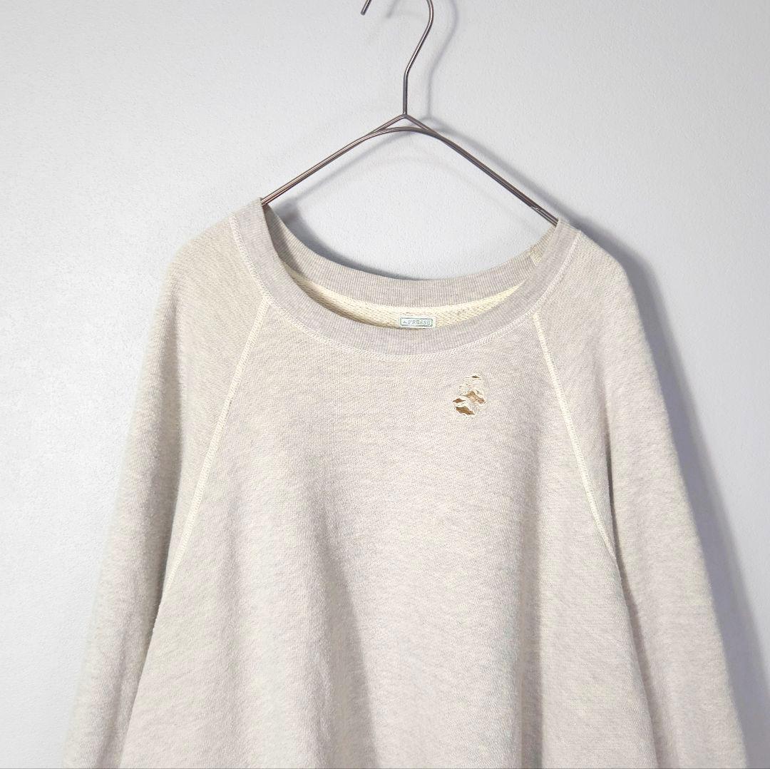 トップス A.PRESSE Vintage Washed Sweat Shirt