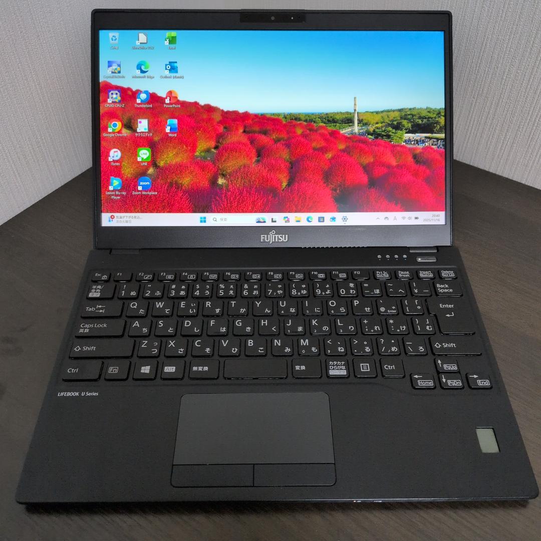 【第１０世代Corei7薄型モバイル】富士通／U9310D／16GB／512GB