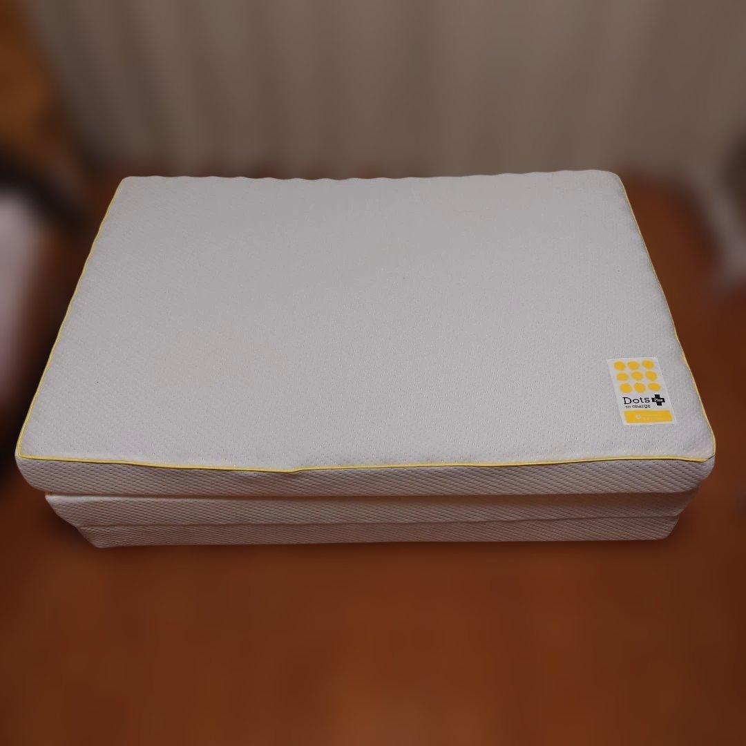 【 西川 】Dots Plusヘルシーマットレス〈2層〉（三つ折りタイプ）