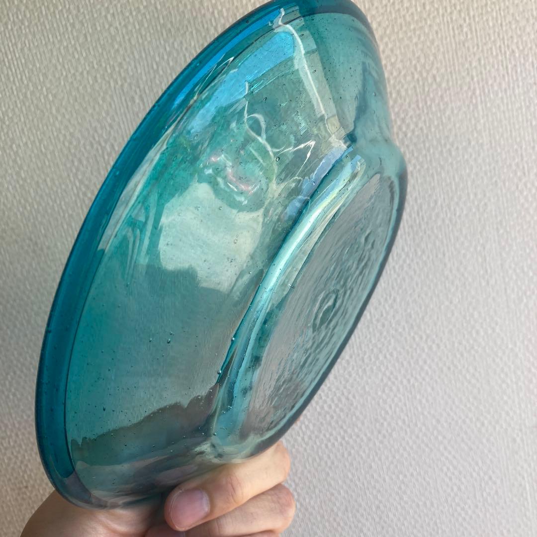 吹きガラス　倉敷ガラス　皿　横山秀樹？ 　小谷真三　内田鋼一　安藤雅信