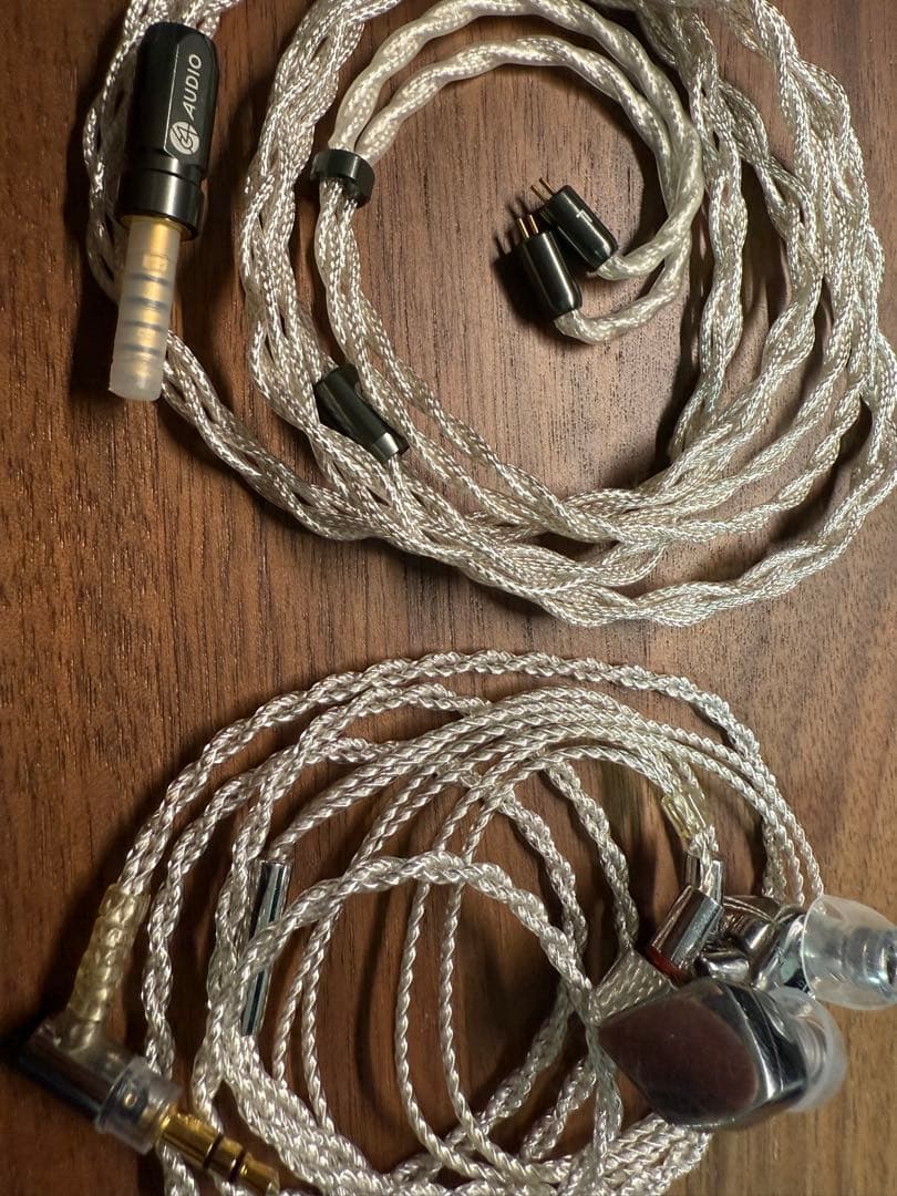 イヤホン 64AUDIO Shielded Silver-Core Cable 4.4