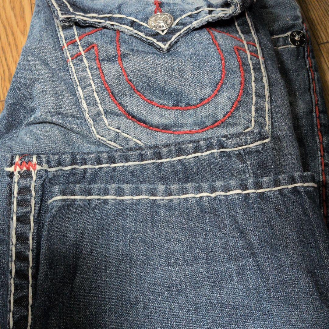 TRUE RELIGION SUPER T ストレートデニム 34