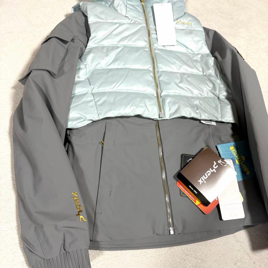 未使用★フェニックス phenix スキーウェア ダウン付Sサイズ　3way