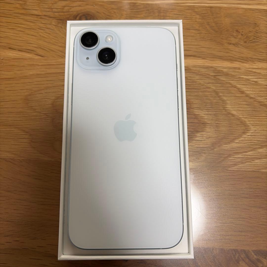 【美品】iPhone15 plus 256GB ブルー SIMフリー