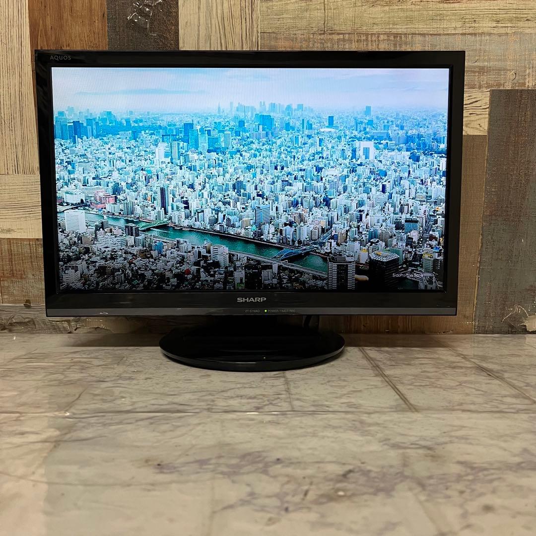 ARAELさん専用全国送料込シャープ19型液晶テレビWチューナー外付けHDD録