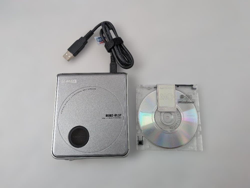 外付けポータブルMOドライブ MOH2-U1.3P