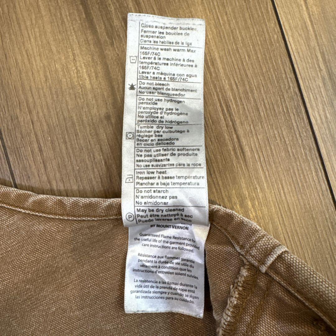 90s Carhartt カーハート ダック ダブルニー オーバーオール FR