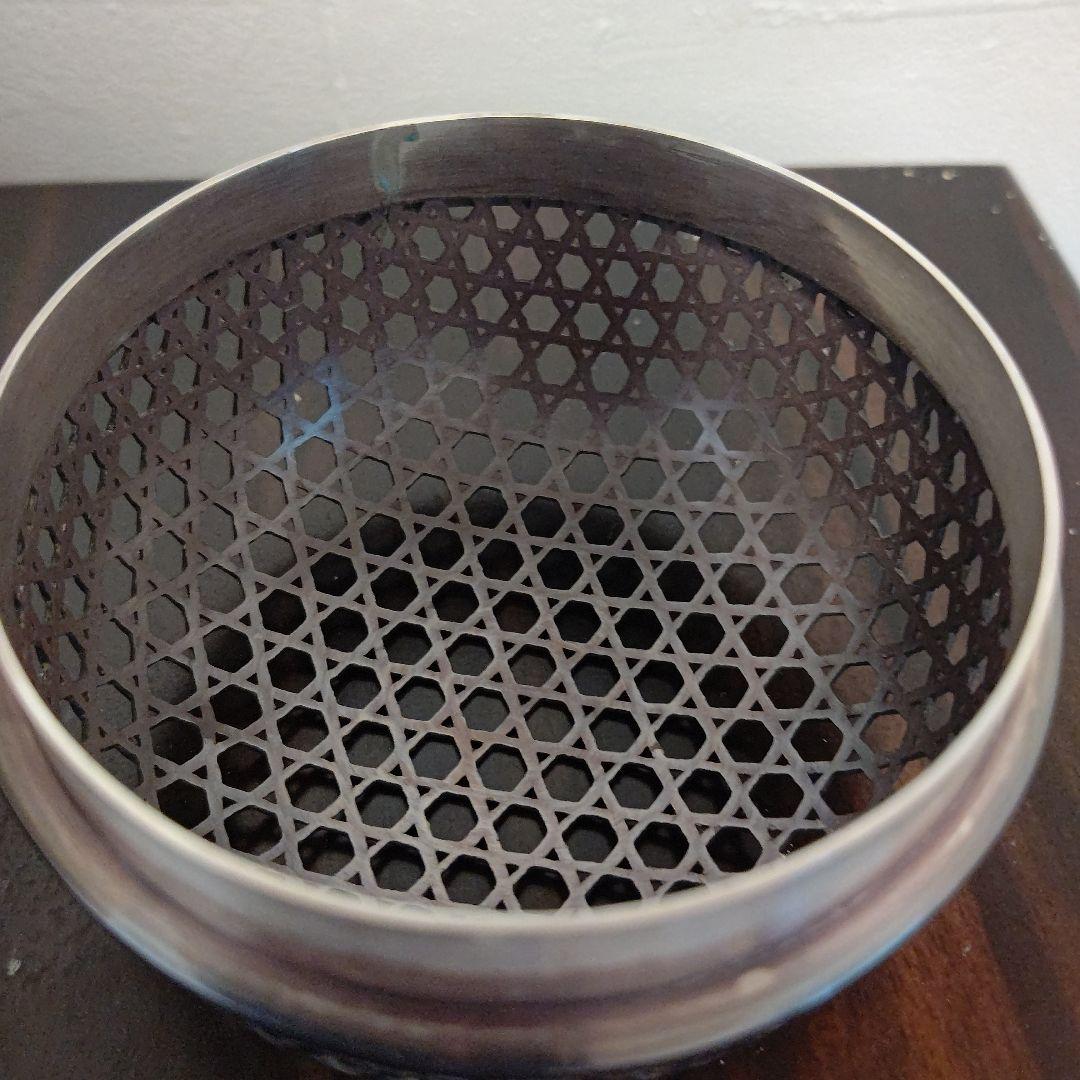 [お値下げ] 香道具 火取り香炉 高台寺蒔絵 銀火屋