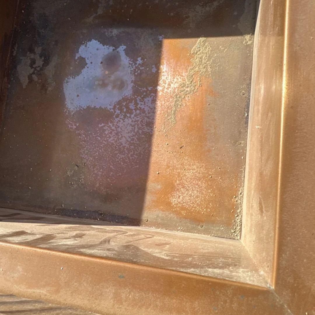 炉壇 置炉 火鉢 囲炉壇 茶道具 銅製 五徳付