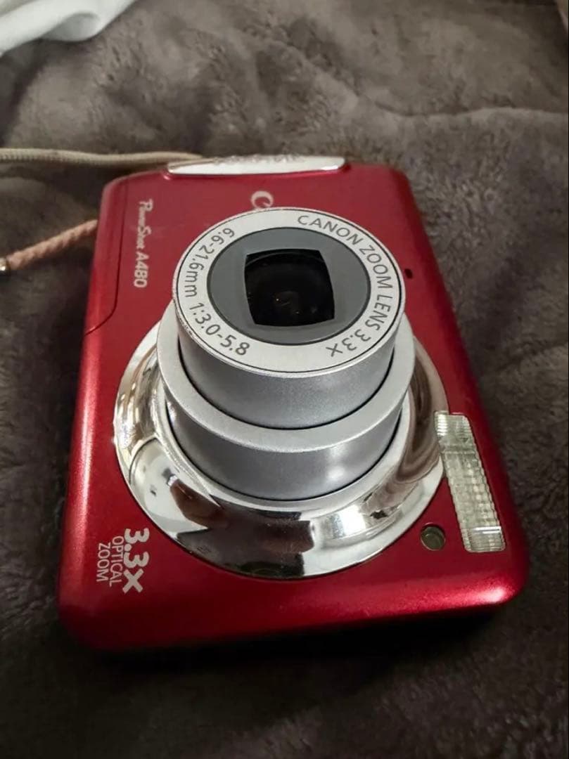 Canon PowerShot A480 レッド