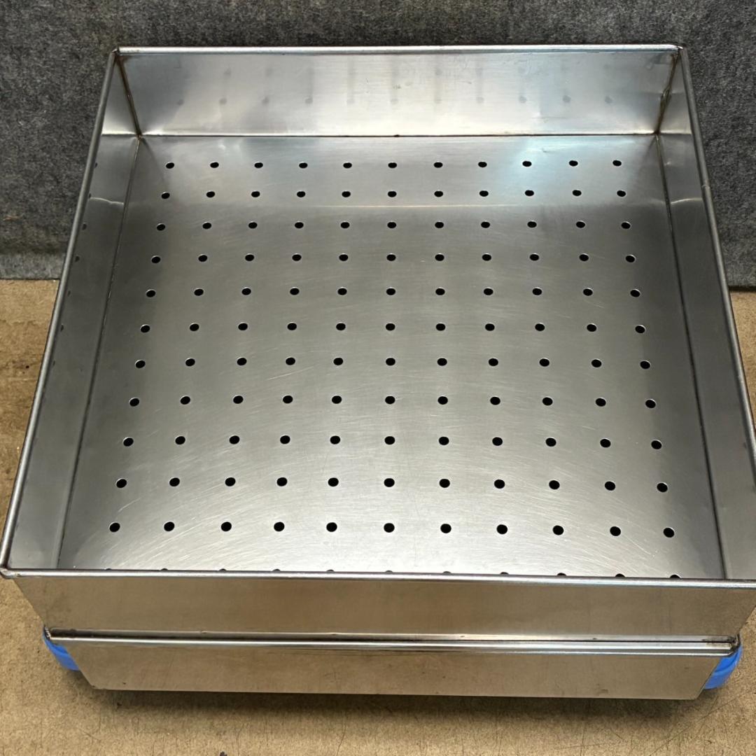 18-8ステンレス　角蒸し器　2段　50㎝