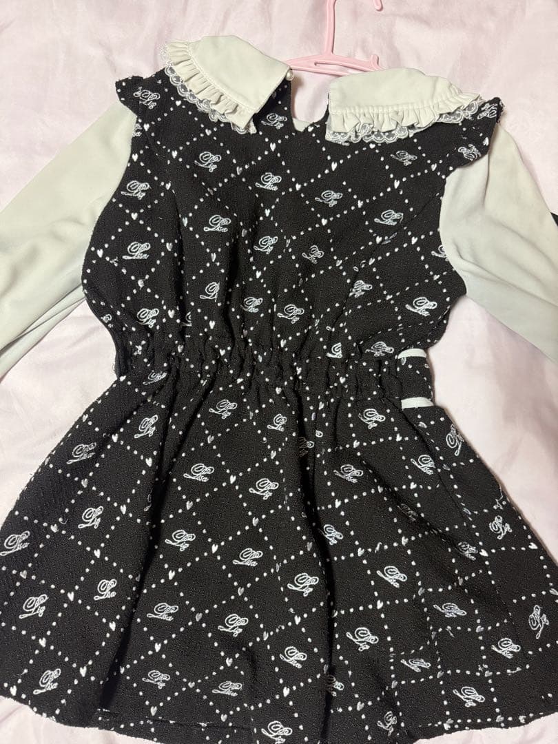 LIZLISA モノグラムリボンツイードセットアップ