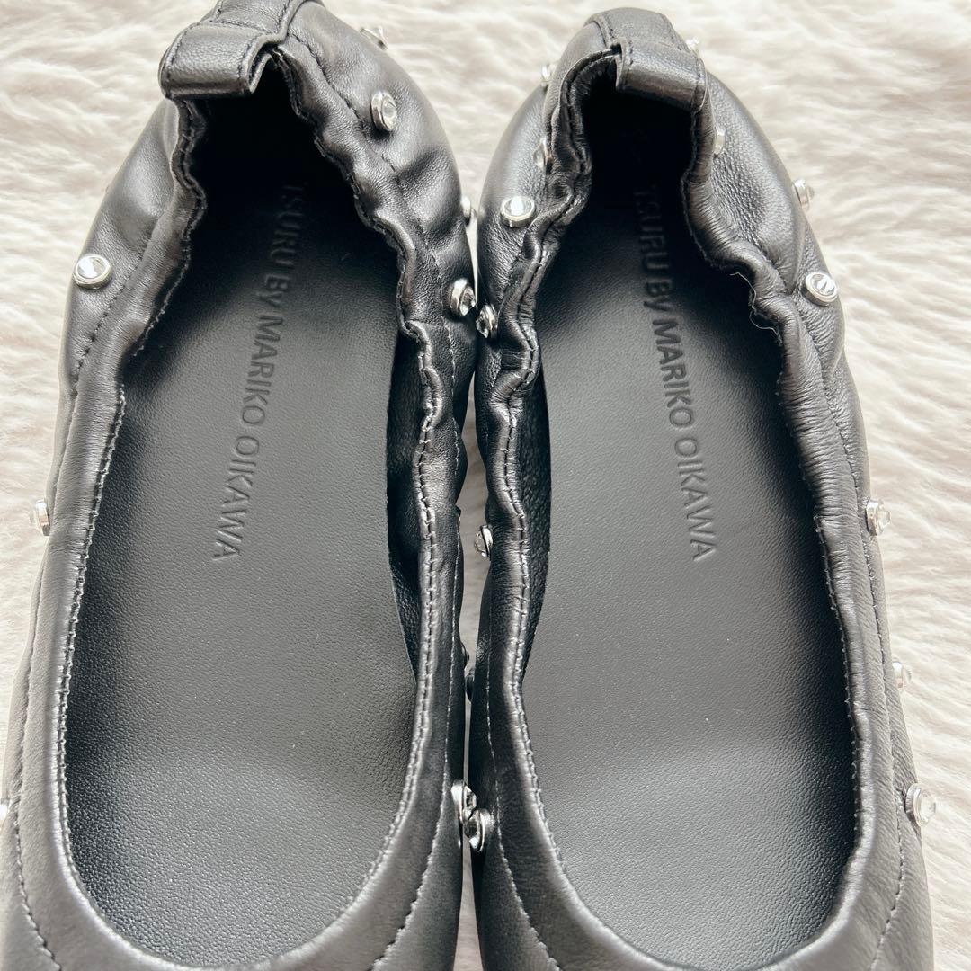 本革✨ツルバイマリコオイカワ★Millenia フラットシューズ　バレエシューズ