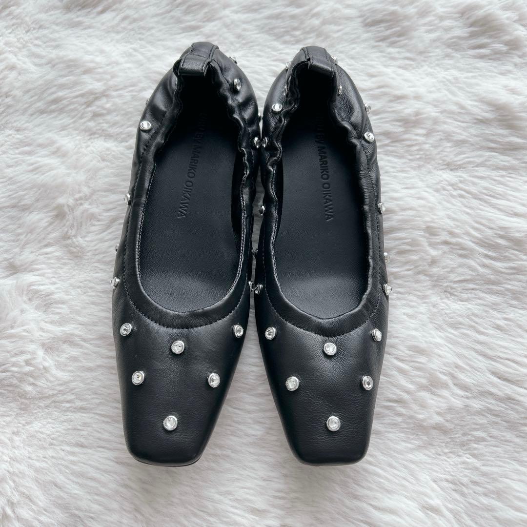 本革✨ツルバイマリコオイカワ★Millenia フラットシューズ　バレエシューズ