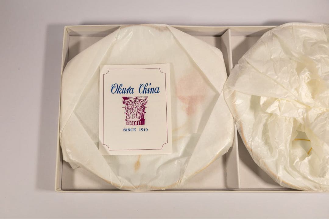 【はなさま専用】 大倉陶園 桜文様 金彩 プレート 箱付 未使用品 高級磁器