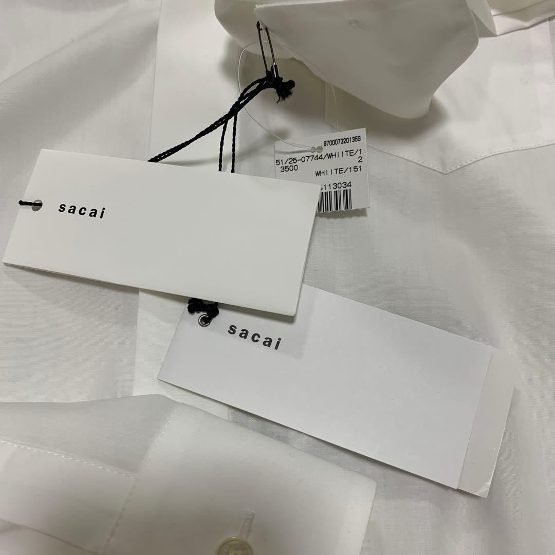 【最終価格】2025SS sacai Cotton Poplin Shirt