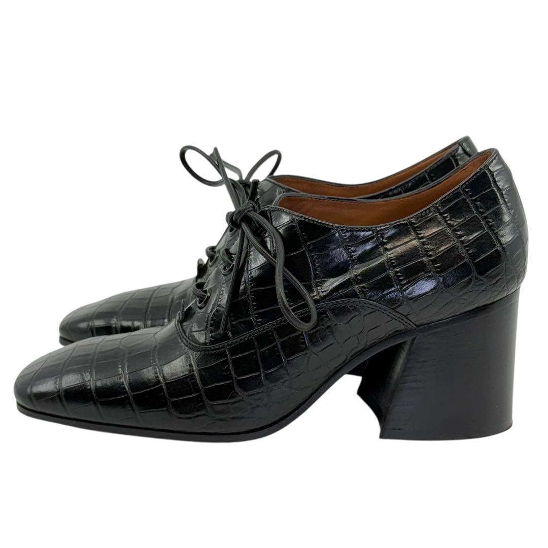 【極希少】セリーヌ　フィービー期　クロコ　パンプス　ヒール　革靴