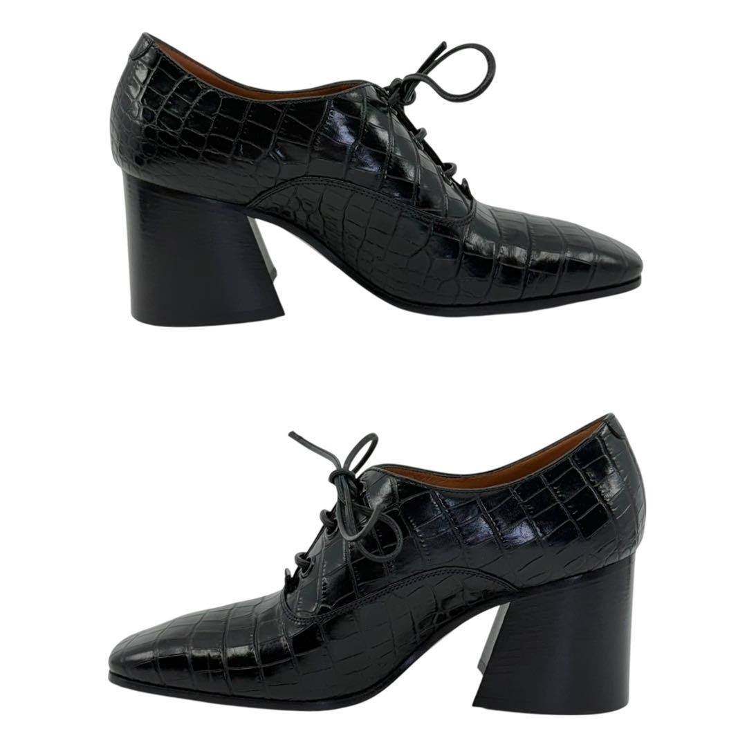 【極希少】セリーヌ　フィービー期　クロコ　パンプス　ヒール　革靴