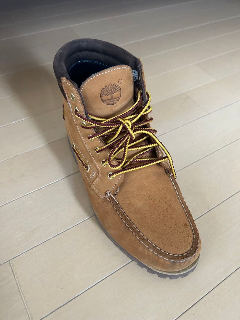 Timberland ブラウン モカシンブーツ US 9.5