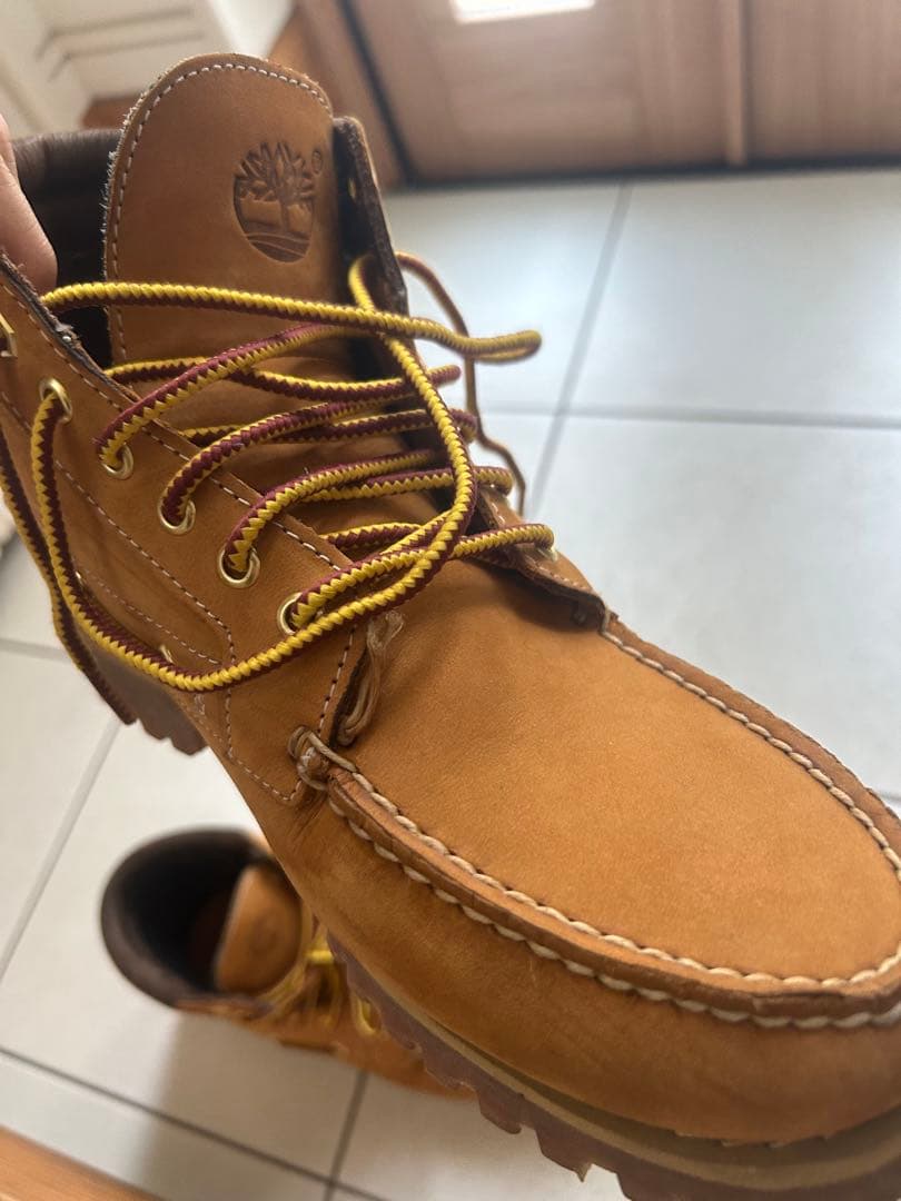 Timberland ブラウン モカシンブーツ US 9.5