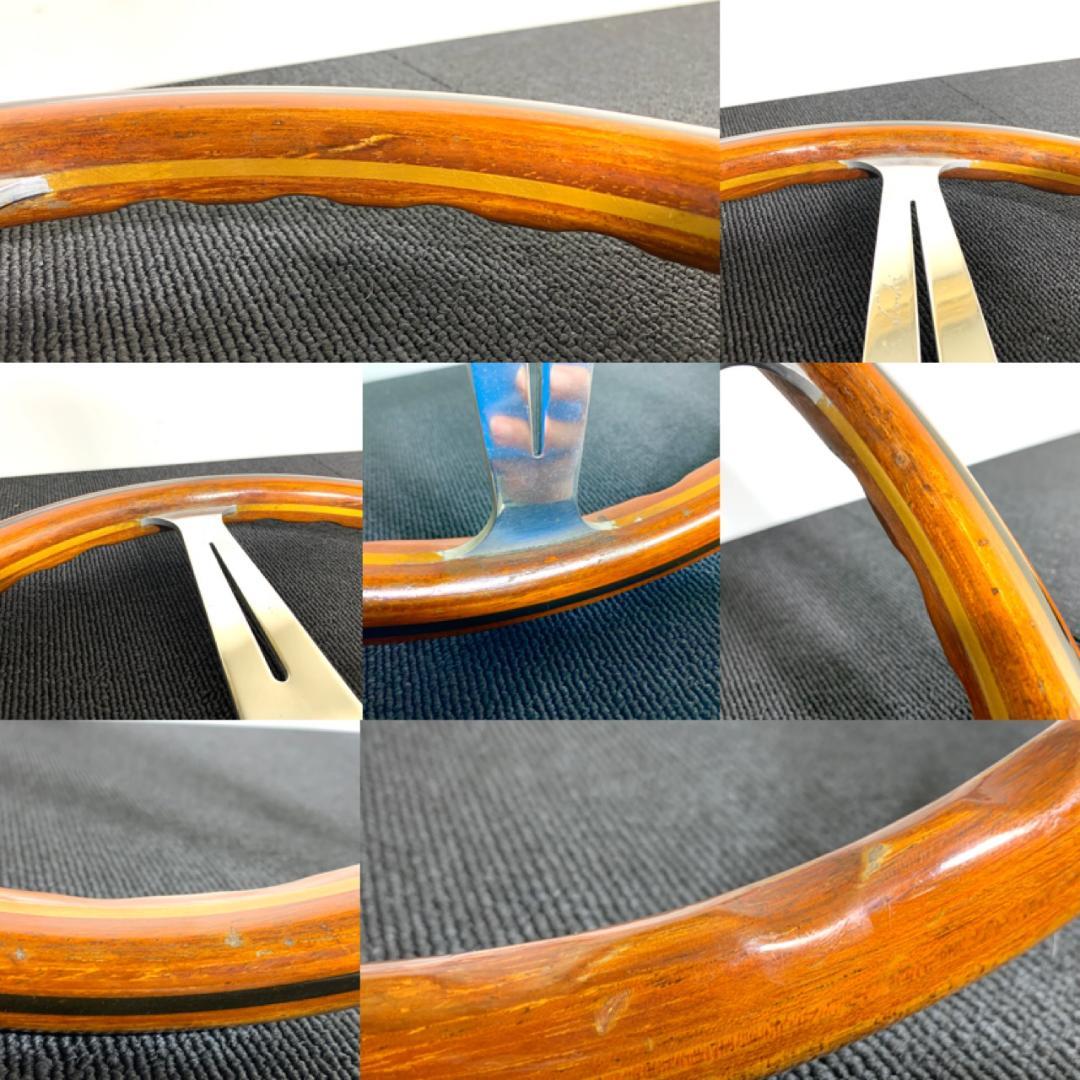 ナルディ クラシック ウッドステアリング 36.5Φ 良品 ホーンボタンおまけ付