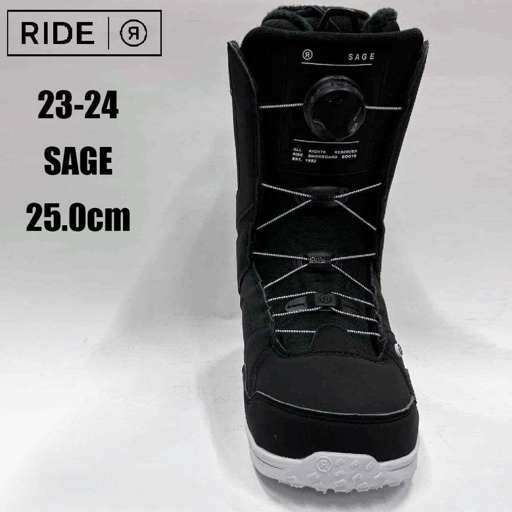 【新品】23-24 RIDE SAGE 25.0cm 女性用スノーボードブーツ