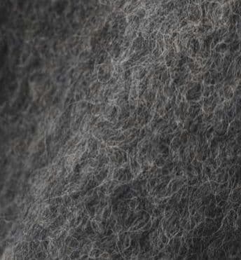 ナチュラルビューティーベーシック　スタンドネックシャギーミディコート