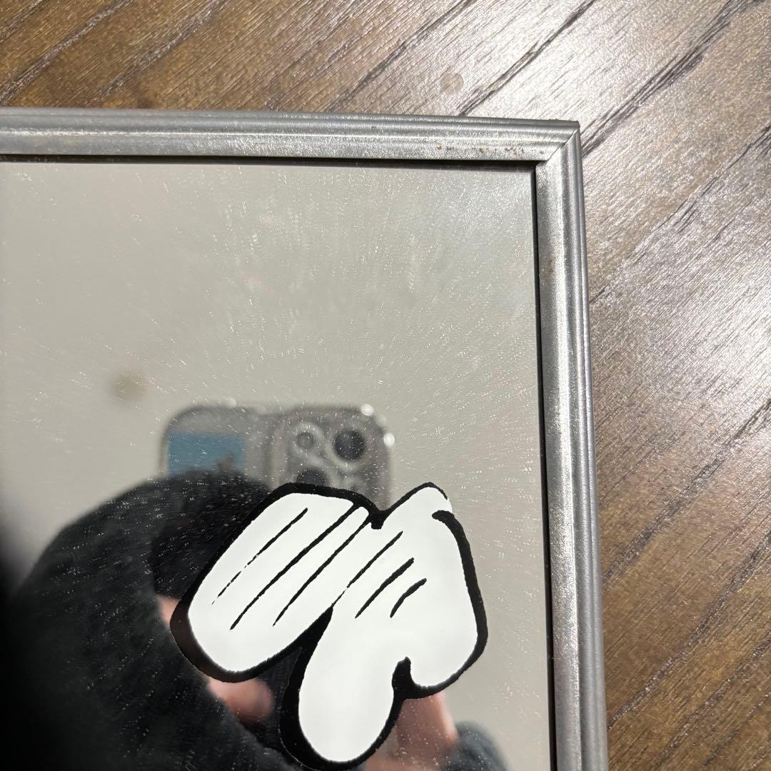 た*ス様 スヌーピー　パブミラー　ウォールミラー　当時物　現状品　昭和レトロ　S