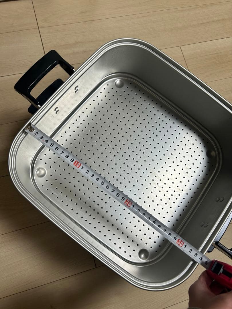 アカオアルミ 角蒸二重 33cm