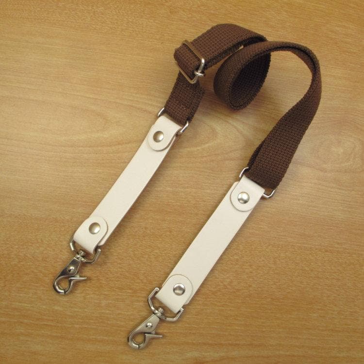 ホワイト＆空色　６丁差し　本革シザーケース　SCA-100/CWD