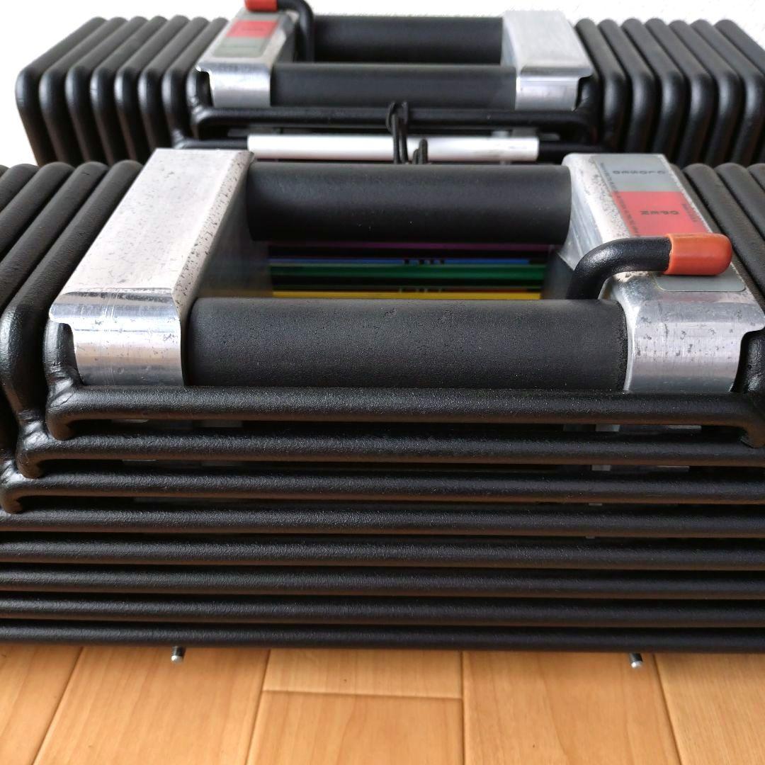 ①幻の初代 POWERBLOCK 43kg アルミ削り出しハンドル 計86kg